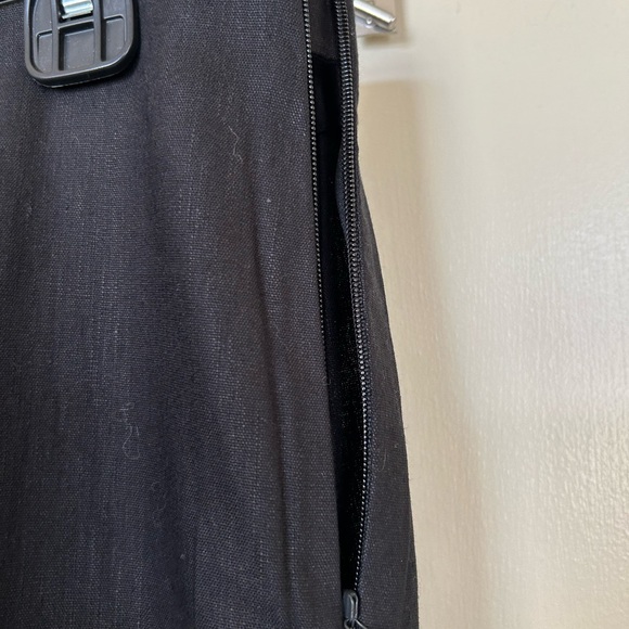 New with Tags! J. Jill Linen Stretch Black Cropped Pant- Size Medium Petite - Picture 4 of 10